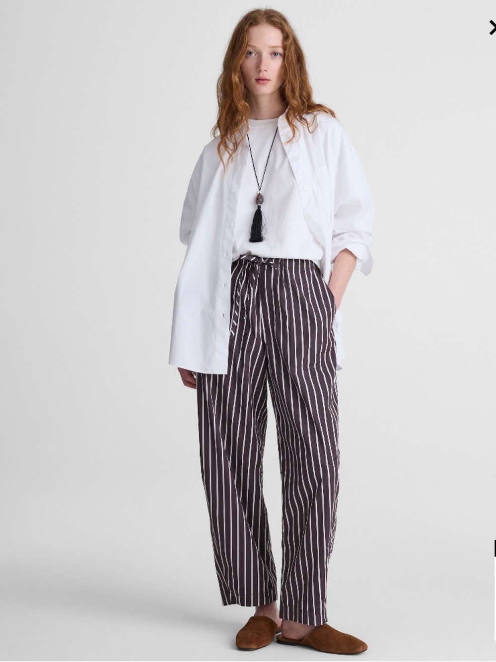 NWT - Madewell Pull-On-Barrel-Leg Utility Pants in Poplin - Small